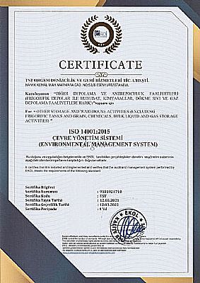 Our Quality Certificates | TST Orgem Ship Supply Co. Ltd.